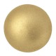 Les perles par Puca® Cabochon 25 mm - Light gold mat 00030/01710